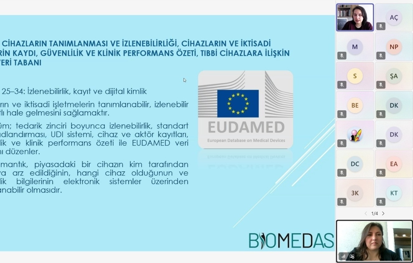 BIOMEDAS MDR Bilgilendirme ve Teknik Dosya Hazırlama Eğitimi